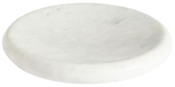 Kave Home Bílý mramorový podnos Obena Ø 20 cm