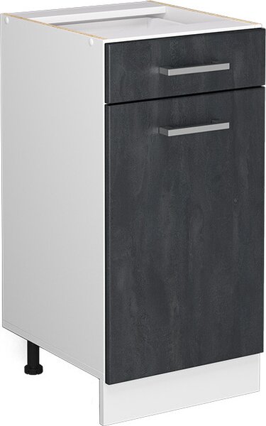 Spodní skříňka kuchyňské linky Vicco R-Line Černý beton 40 cm bez pracovní desky, Model 47457