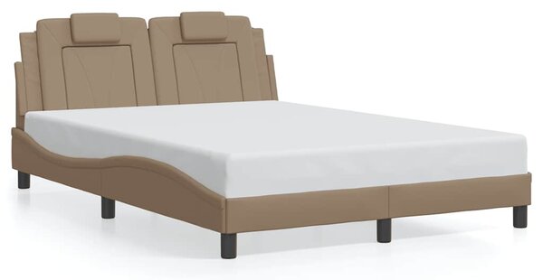 Rám postele Viana bez matrace cappuccino 120x200 cm umělá kůže 3208086