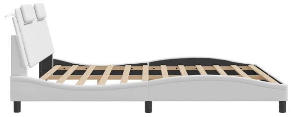 Rám postele Viana bez matrace bílý 180x200 cm umělá kůže 3208111