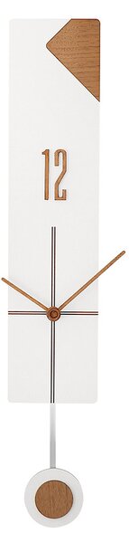 MPM Eridani - A Dřevěné nástěnné hodiny s hranatým ciferníkem a kruhového tvaru E05.4287.00