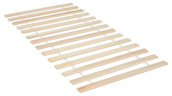 Homestyle4u Lamelový rošt 90 x 200 cm Dětská postel, smontovaná, rošt na kolečkách, 14 lamel, borovice, přírodní povrch