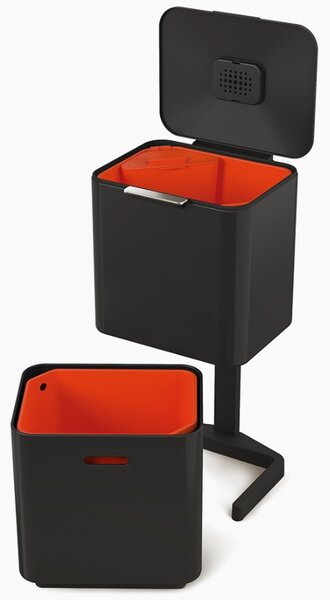 Joseph Joseph Černý koš na tříděný odpad Totem Max 60 l