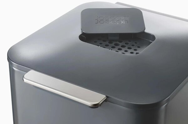 Joseph Joseph Šedý koš na tříděný odpad Totem Compact 40 l