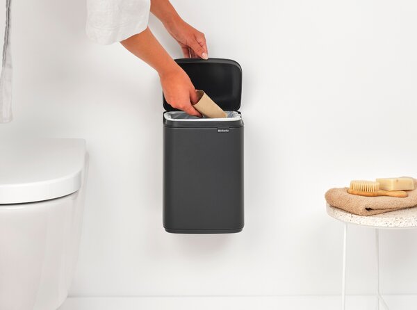 Brabantia Bo odpadkový koš 4 l černá-šedá 233708