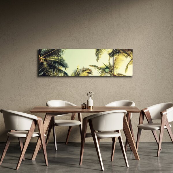 Obraz s kokosovými palmami (170x50 cm)