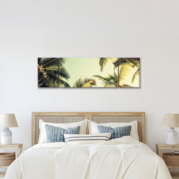Obraz s kokosovými palmami (170x50 cm)