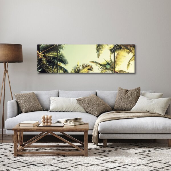 Obraz s kokosovými palmami (170x50 cm)