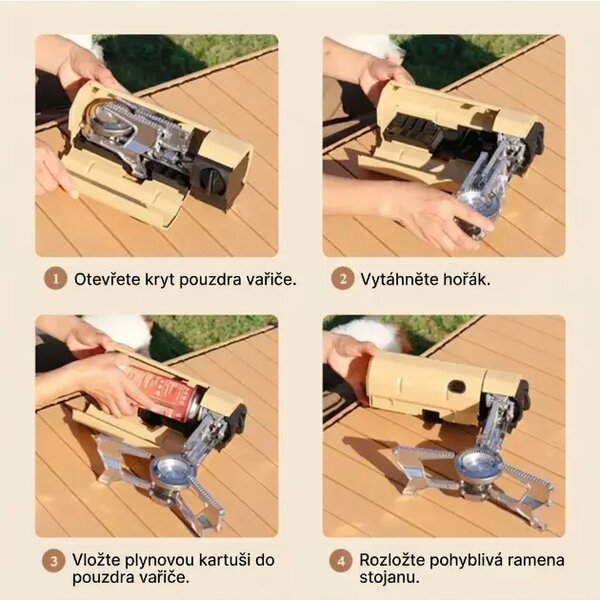 Flamego™ Přenosný Skládací Plynový Vařič