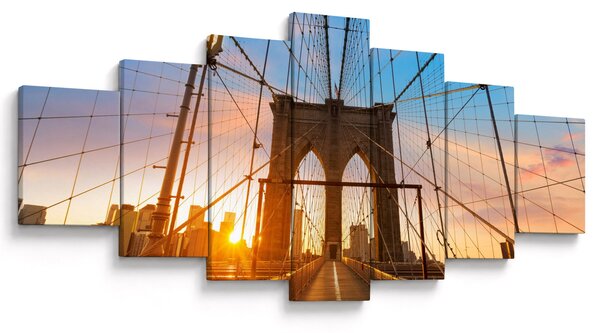 Obraz - Brooklynský most, Manhattan, New York (210x100 cm)