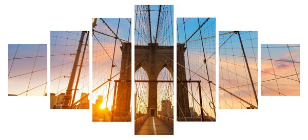 Obraz - Brooklynský most, Manhattan, New York (210x100 cm)