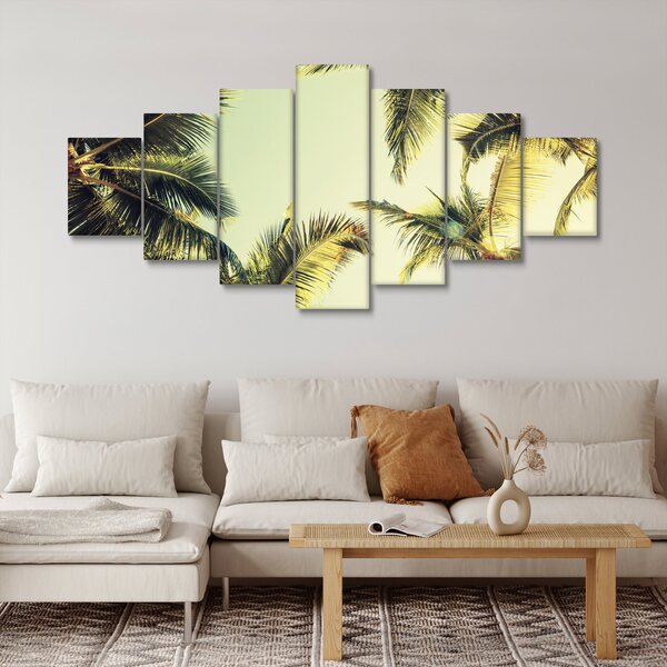 Obraz s kokosovými palmami (210x100 cm)