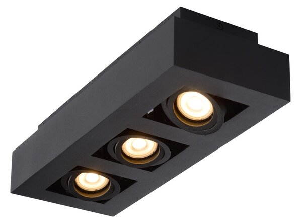 Lucide 09119/16/30 stropní bodové svítidlo Xirax 3x5W | GU10 | 2200-3000K - Dim to warm