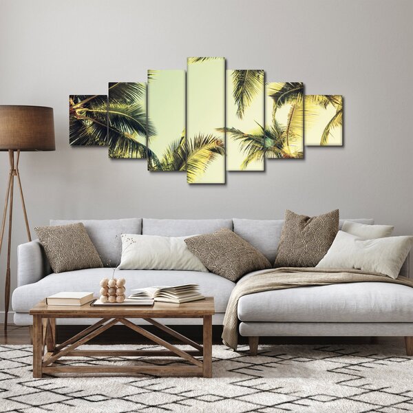 Obraz s kokosovými palmami (210x100 cm)