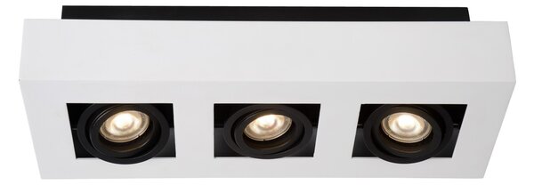 Lucide 09119/16/31 stropní bodové svítidlo Xirax 3x5W | GU10 | 2200-3000K - Dim to warm