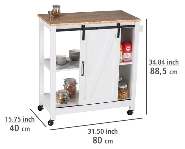 Servírovací stolek na kolečkách 40x80 cm Country House – Wenko
