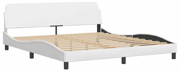 Rám postele bez matrace Zadar bílý 180x200 cm umělá kůže 3208199