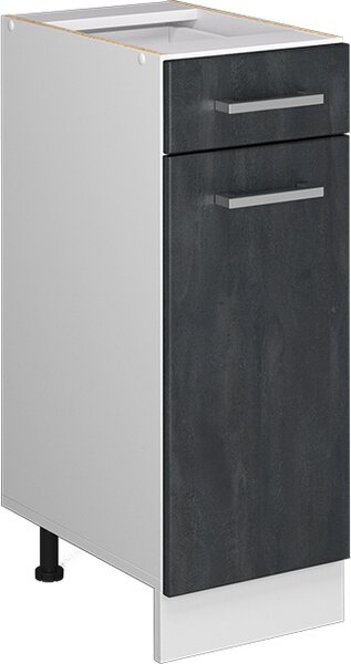 Spodní skříňka kuchyňské linky Vicco R-Line Černý beton 30 cm bez pracovní desky, Model 47568