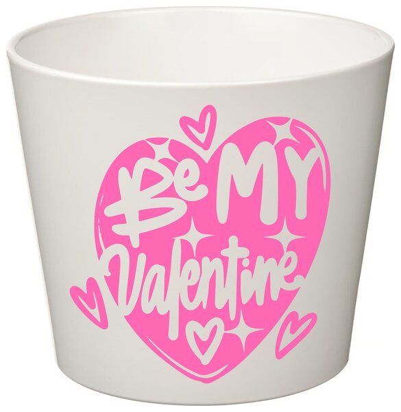 BE MY VALENTINE - malý květináč