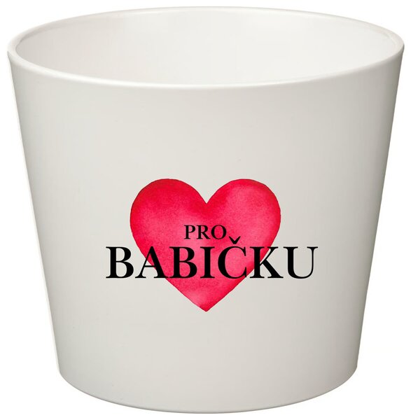 PRO BABIČKU - malý květináč