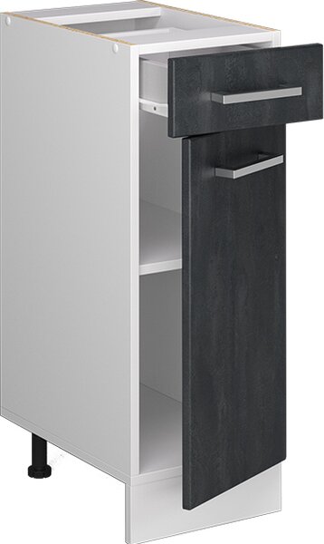 Spodní skříňka kuchyňské linky Vicco R-Line Černý beton 30 cm bez pracovní desky, Model 47568