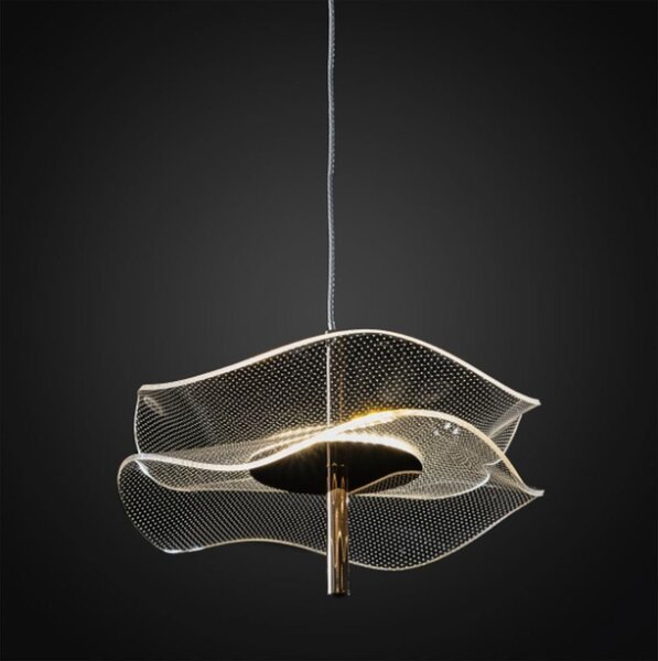 Altavola Design Mariposa závěsné svítidlo 1x6 W průhledná-růžové zlato LA102/P_3000K