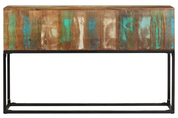 Konzolový stolek 120 x 30 x 75 cm masivní recyklované dřevo 320822