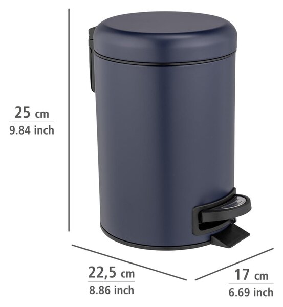 Pedálový ocelový odpadkový koš 3 l Leman – Wenko