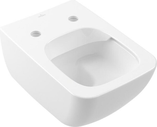 Villeroy & Boch Venticello závěsný klozet se splachovacím okrajem open flush bílý lesklý s povrchovou úpravou bez WC sedátka 4611R0R1