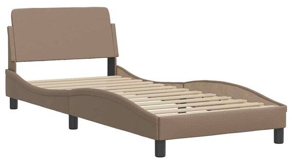 Postel s matrací Dover cappuccino 80 x 200 cm umělá kůže 3208301