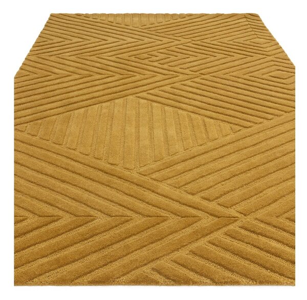 Okrově žlutý vlněný koberec 120x170 cm Hague – Asiatic Carpets