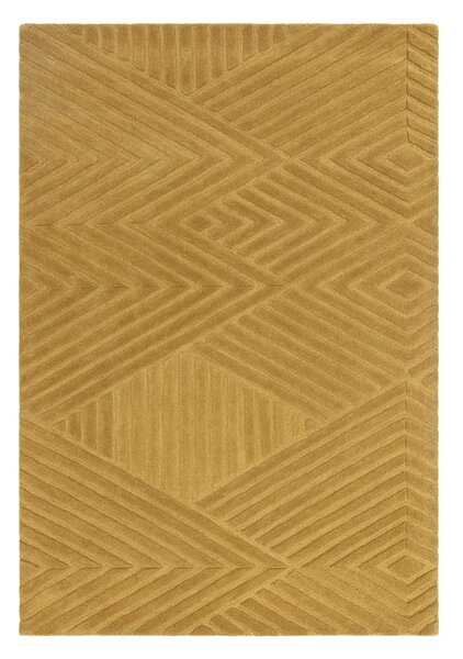 Okrově žlutý vlněný koberec 120x170 cm Hague – Asiatic Carpets
