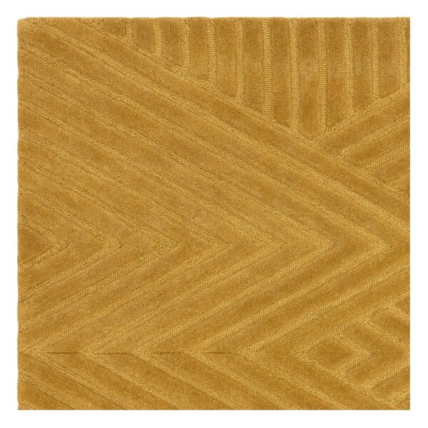 Okrově žlutý vlněný koberec 120x170 cm Hague – Asiatic Carpets