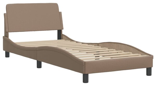 Rám postele bez matrace Zadar cappuccino 80 x 200 cm umělá kůže 3208828