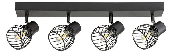 Rabalux bodové svítidlo Aberama E14 4X MAX 10W černá 73004