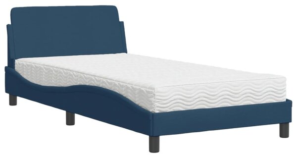 Postel s matrací Dover modrá 100 x 200 cm textil 3208350