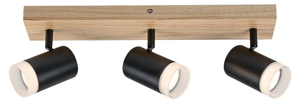 Rabalux bodové svítidlo Toras GU10 3X MAX 5W dub 73123