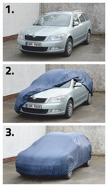 Compass Ochranná plachta FULL SUV-VAN 515x195x142cm NYLON