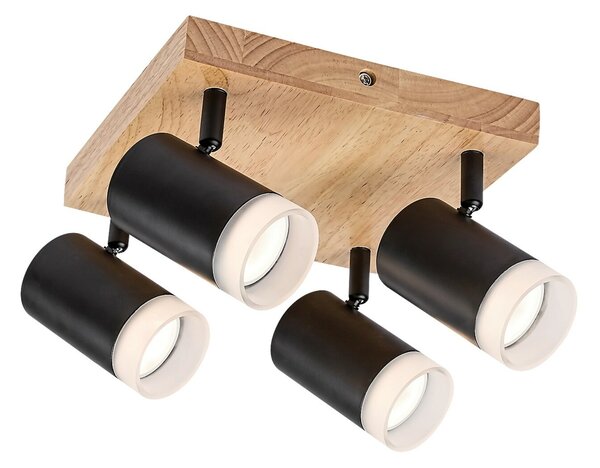 Rabalux bodové svítidlo Toras GU10 4X MAX 5W dub 73124