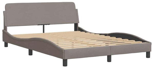 Rám postele bez matrace Hanko taupe 140 x 200 cm textil 3310395