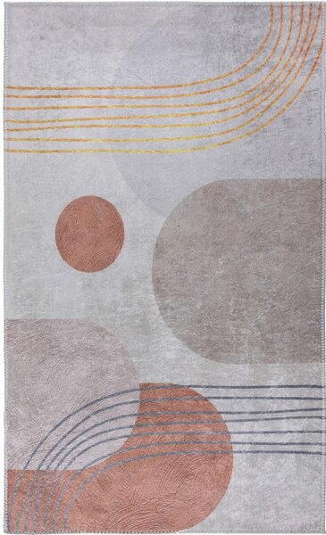Pratelný koberec v oranžovo-krémové barvě 50x80 cm – Vitaus