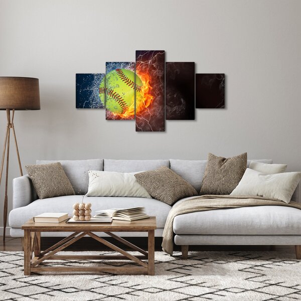 Obraz - Tenisový míček (125x70 cm)