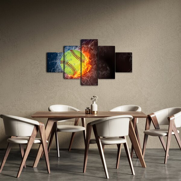 Obraz - Tenisový míček (125x70 cm)