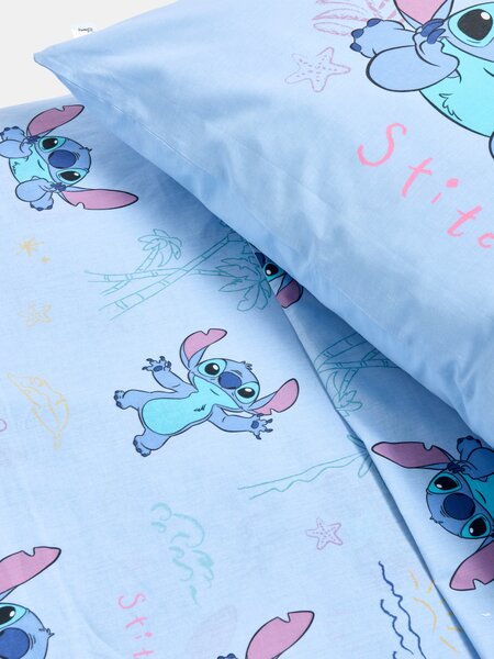 Sinsay - Souprava povlečení Stitch - světle modrá