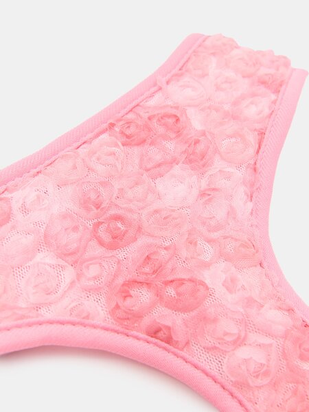Sinsay - Postroj pro mazlíčka s 3D květinovou aplikací - růžová