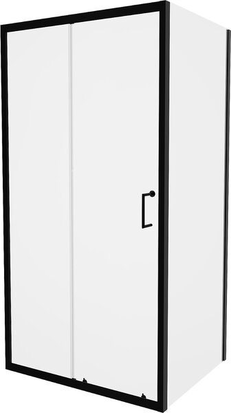 Mexen APIA sprchový kout 95x90, čiré sklo / černý profil, 840-095-090-70-00