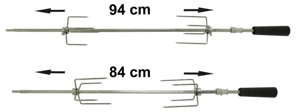 CATTARA Grilovací jehla 84-94cm 8mm/6mm Cattara