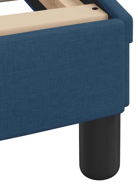 Postel s matrací Dover modrá 140 x 200 cm textil 3208410