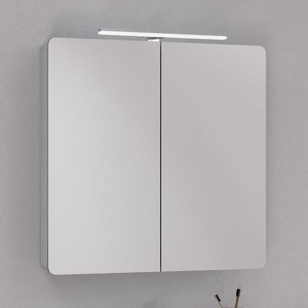 Zrcadlová skříňka House 2.0 Comfort LED, 80 cm, se dvěma dvířky