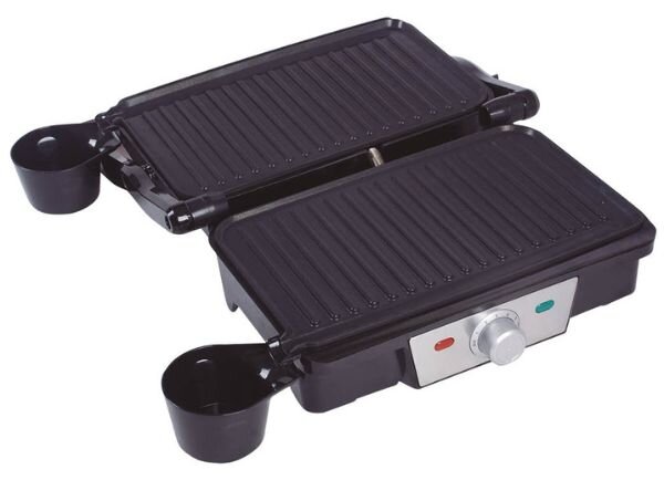Velký kontaktní gril Väline Amantta, grilovací plocha 27,5x17cm 1500W, 180°, 3 roky záruka